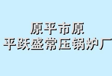 原平市原平跃盛常压锅炉厂