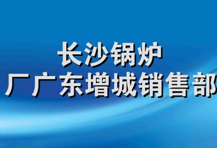 长沙锅炉厂广东增城销售部