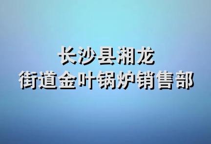 长沙县湘龙街道金叶锅炉销售部