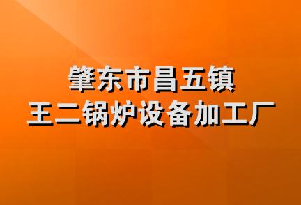 肇东市昌五镇王二锅炉设备加工厂