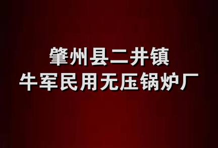 肇州县二井镇牛军民用无压锅炉厂