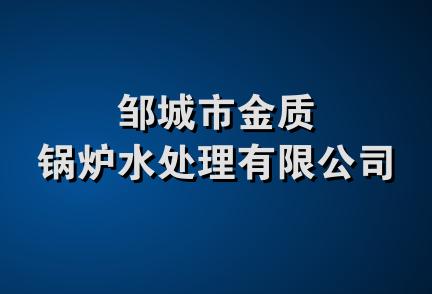 邹城市金质锅炉水处理有限公司