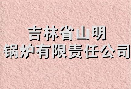 吉林省山明锅炉有限责任公司