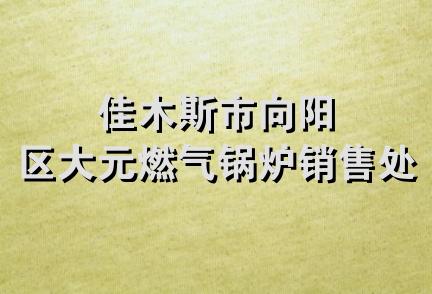 佳木斯市向阳区大元燃气锅炉销售处