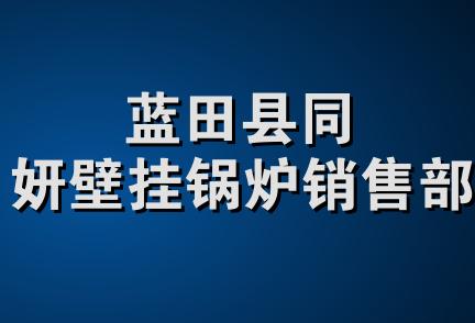 蓝田县同妍壁挂锅炉销售部