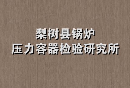 梨树县锅炉压力容器检验研究所