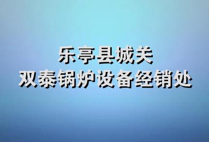 乐亭县城关双泰锅炉设备经销处