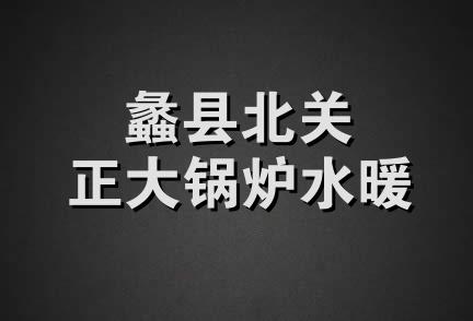 蠡县北关正大锅炉水暖