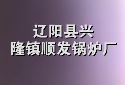 辽阳县兴隆镇顺发锅炉厂