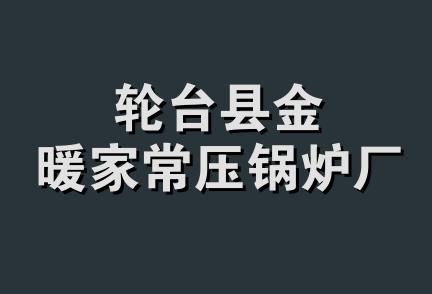 轮台县金暖家常压锅炉厂