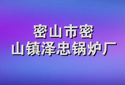 密山市密山镇泽忠锅炉厂