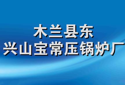 木兰县东兴山宝常压锅炉厂