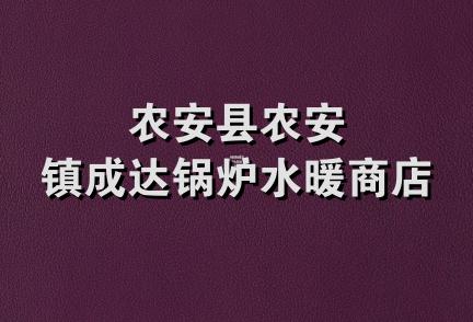 农安县农安镇成达锅炉水暖商店