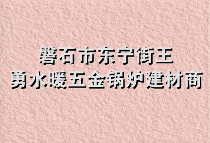 磐石市东宁街王勇水暖五金锅炉建材商店