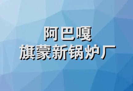 阿巴嘎旗蒙新锅炉厂