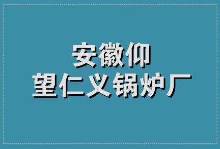 安徽仰望仁义锅炉厂