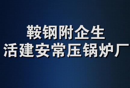 鞍钢附企生活建安常压锅炉厂