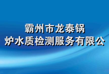 霸州市龙泰锅炉水质检测服务有限公司