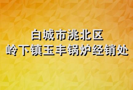 白城市洮北区岭下镇玉丰锅炉经销处