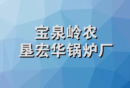 宝泉岭农垦宏华锅炉厂