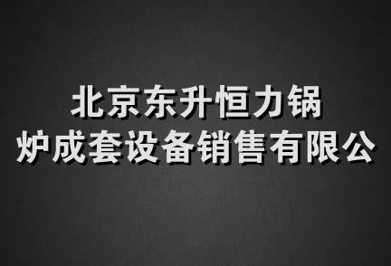 北京东升恒力锅炉成套设备销售有限公司