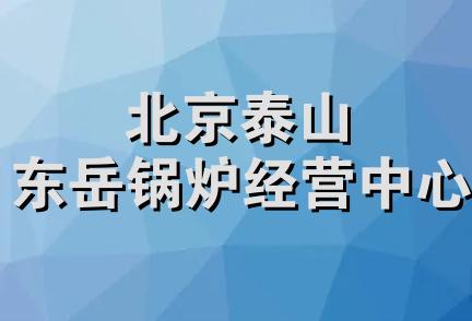 北京泰山东岳锅炉经营中心