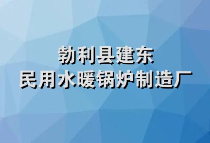 勃利县建东民用水暖锅炉制造厂