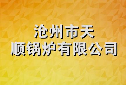 沧州市天顺锅炉有限公司