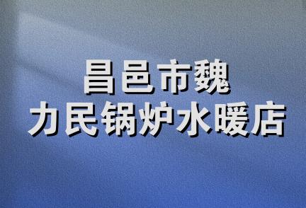 昌邑市魏力民锅炉水暖店