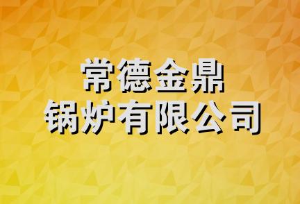 常德金鼎锅炉有限公司