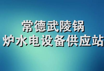 常德武陵锅炉水电设备供应站