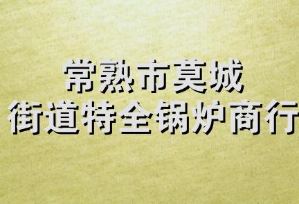 常熟市莫城街道特全锅炉商行