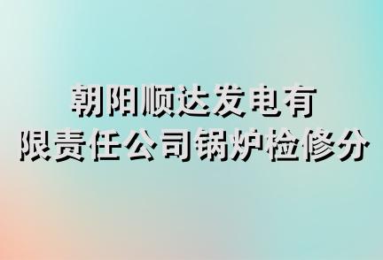 朝阳顺达发电有限责任公司锅炉检修分公司