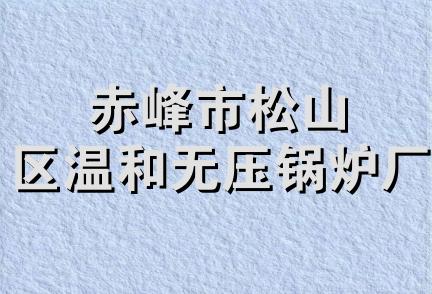 赤峰市松山区温和无压锅炉厂