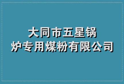 大同市五星锅炉专用煤粉有限公司