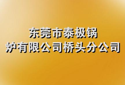 东莞市泰极锅炉有限公司桥头分公司