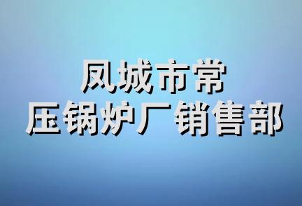 凤城市常压锅炉厂销售部