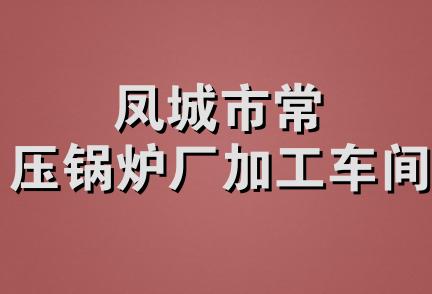 凤城市常压锅炉厂加工车间