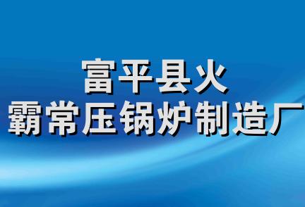 富平县火霸常压锅炉制造厂