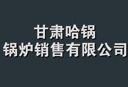 甘肃哈锅锅炉销售有限公司