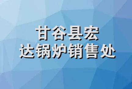 甘谷县宏达锅炉销售处