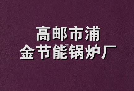 高邮市浦金节能锅炉厂