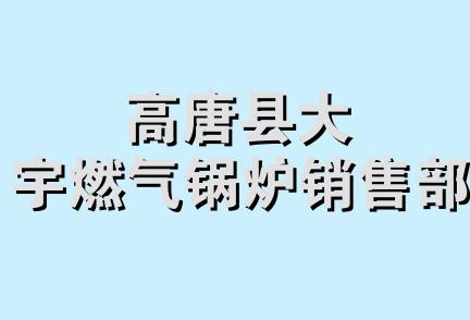 高唐县大宇燃气锅炉销售部