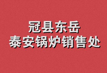 冠县东岳泰安锅炉销售处