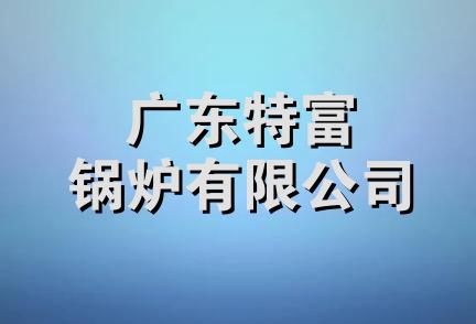 广东特富锅炉有限公司