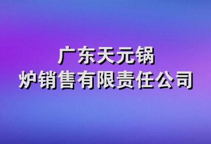 广东天元锅炉销售有限责任公司