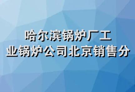 哈尔滨锅炉厂工业锅炉公司北京销售分公司