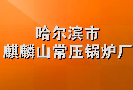 哈尔滨市麒麟山常压锅炉厂