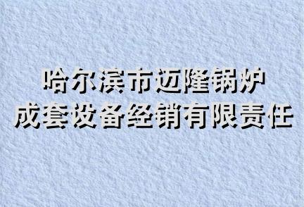 哈尔滨市迈隆锅炉成套设备经销有限责任公司