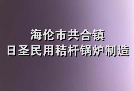 海伦市共合镇日圣民用秸杆锅炉制造厂